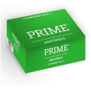 Prime - Preservativos Prime Anatomico 24 Cajas de 3 Unidades