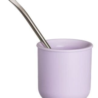 Mate Térmico Lila con Bombilla de Acero