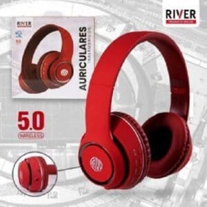 River Plate - Auriculares Inalámbricos Rojos Producto Oficial