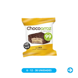 Chocoarroz - Alfajor de Arroz Limón 25gr