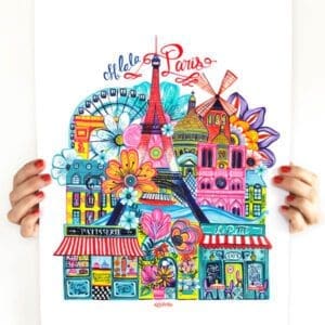 Car Pintos - Lámina Paris