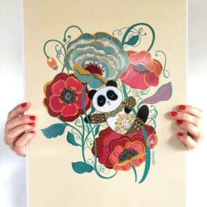 Car Pintos - Lámina Panda