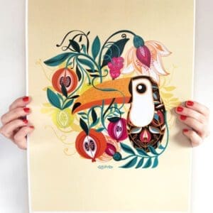 Car Pintos - Lámina Tucán