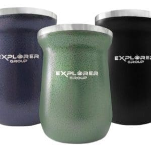 Mate Termico Explorer Clásico Azul Acero Inoxidable 350ml