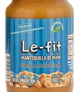 Mantequilla de Maní Le Fit con Stevia 380gr / Le Fit Natural Peanut Paste with Stevia - 380gr