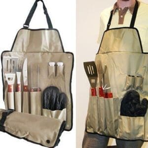 Delantal Asador - Set de Asado 7 Piezas