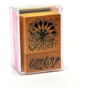 Car Pintos - Set Sellos "Amar" Ilustrado