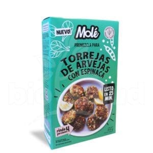 Molé Premezcla Torrejas de Arvejas con Espinaca 200gr