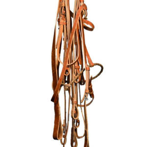 Cabezada Completa de Cuero Crudo