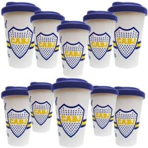 Boca Juniors - Vaso de Café Térmico - 10 Unidades