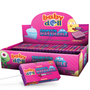 Baby Doll - Chupetin Masticable Cereza 12gr 40 Unidades