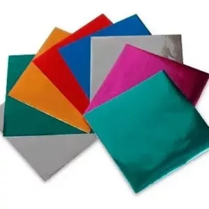 Papel Glace Metalizado 10x10cm X10 Unidades