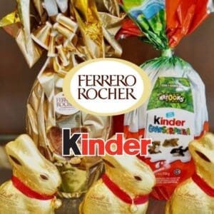 Ferrero Rocher y Kinder Pascuas