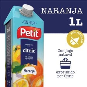 Petit - Jugo Natural con Pulpa de Naranja 1lt