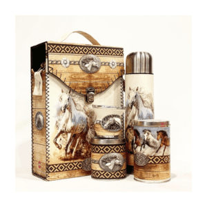 Set Matero x5 con Portatermo Maletín - Caballos