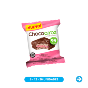 Chocoarroz - Alfajor de Arroz Frutilla 25gr