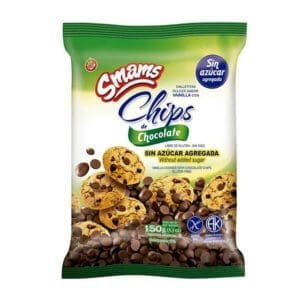 Smams - Galletitas de Vainilla con Chips de Chocolate Sin Azucar 150gr