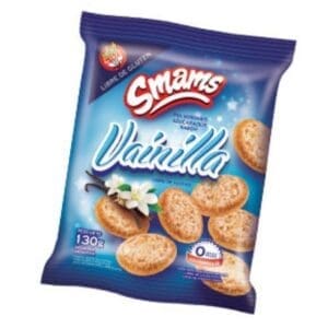 Smams - Galletitas Polvorones Azucarados Sabor Vainilla 130gr