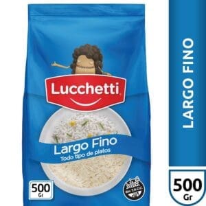 Lucchetti - Arroz Largo Fino Paquete 500gr