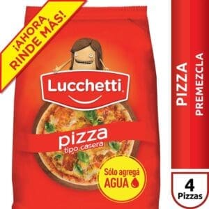 Lucchetti - Premezcla para Pizza Tipo Casera 850gr - 6 Unidades