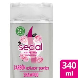 Sedal - Shampoo Carbón y Peonias 340ml