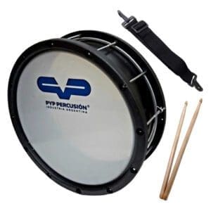 Redoblante 35cm Percusión con Palos y Correa