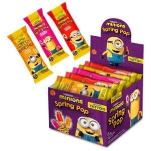 Push Pop - Spring Pop Minions Chupetín Caja 25 Unidades