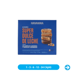 Havanna - Alfajor Super Dulce de Leche Caja de 9 Unidades