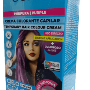 Otowil - Tintura Fantasía Capilar Cielo Color Púrpura 50gr - 6 Sobres