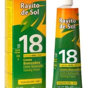 Rayito de Sol - Crema Bronceadora FPS 18 70gr