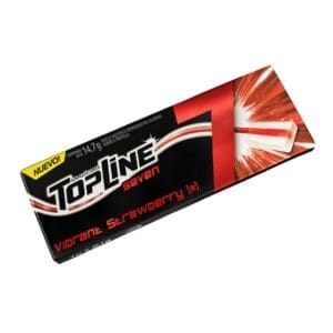 Topline 7 - Chicle de Frutilla Caja 16 Unidades