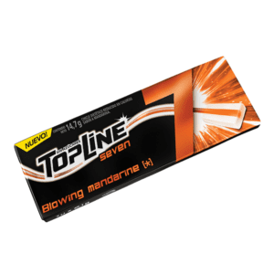 Topline 7 - Chicle de Mandarina Caja 16 Unidades