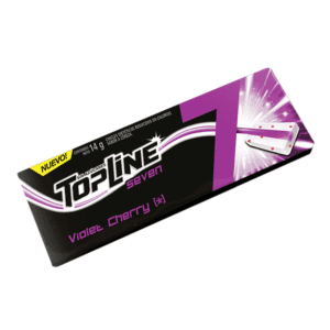 Topline 7 - Chicle Violet Cherry Caja 16 Unidades