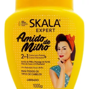 Skala - Amido de Milho Máscara Cabello Vegana Nutritiva Crema Peinar 1kg