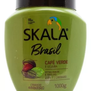 Skala - Café Verde Máscara Vegana Hidratante Rulos Ondas 1kg