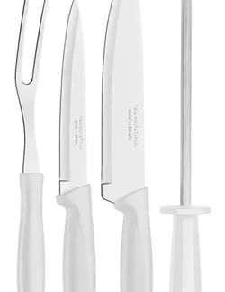 Tramontina - Kit Set Churrasco Cuchillos Asado 4 Piezas