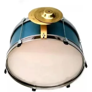 Bombo Murga 26" Madera con Platillos