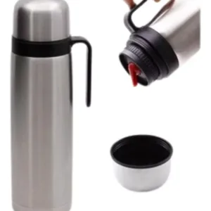 Termo 1lt Media Maníja Acero Doble Capa Pico Matero