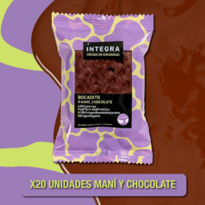 Integra - Bocaditos de Chocolate y Maní - 20 Unidades