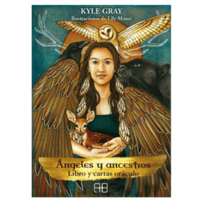 Angeles y Ancestros: Libro y Cartas Oráculo Original gray