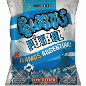 Chupetines Pelotita Fútbol 450gr - 50 Unidades