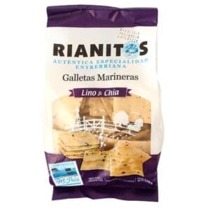 Rianitos - Galletitas Marinera Lino y Chia 170gr - 3 Unidades