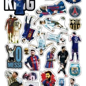 Pack 18 Stickers Messi 2