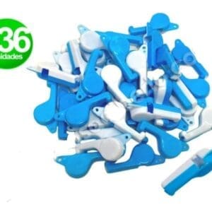 Pack 36 Silbatos Pitos Argentina Mundial 2022