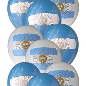 Globos Selección Argentina Impresos 10 unidades