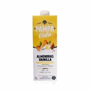Pampa Vida - Bebida a Base de Almendras Vainilla 1L - 3 Pack