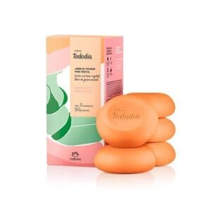 Natura - Jabones en Barra Puro Vegetal Mango Rosa y Agua de Coco