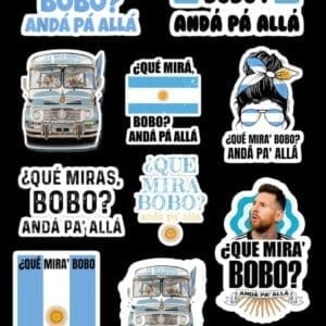 Plancha de Stickers Fútbol Mundial Scaloneta Qatar 2022