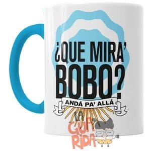 Taza de Cerámica Messi  ¿qué Mirás Bobo