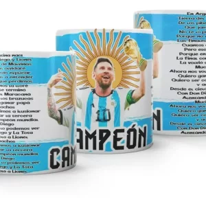 Qatar 2022 - Taza Ceramica Argentina Campeón